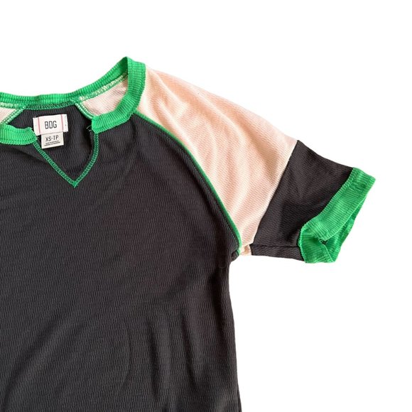 BDG Super Soft Baseball Fit 3/4 Sleeve Tee - Picture 4 of 5